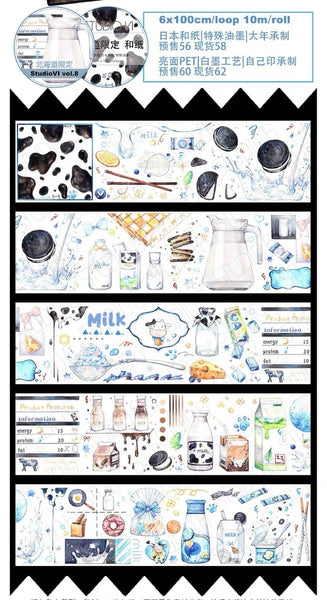 Washi Tapes Milky Day