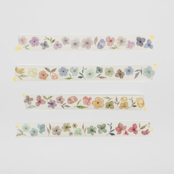 Washi Embossed Tapes - Flower Volume 13