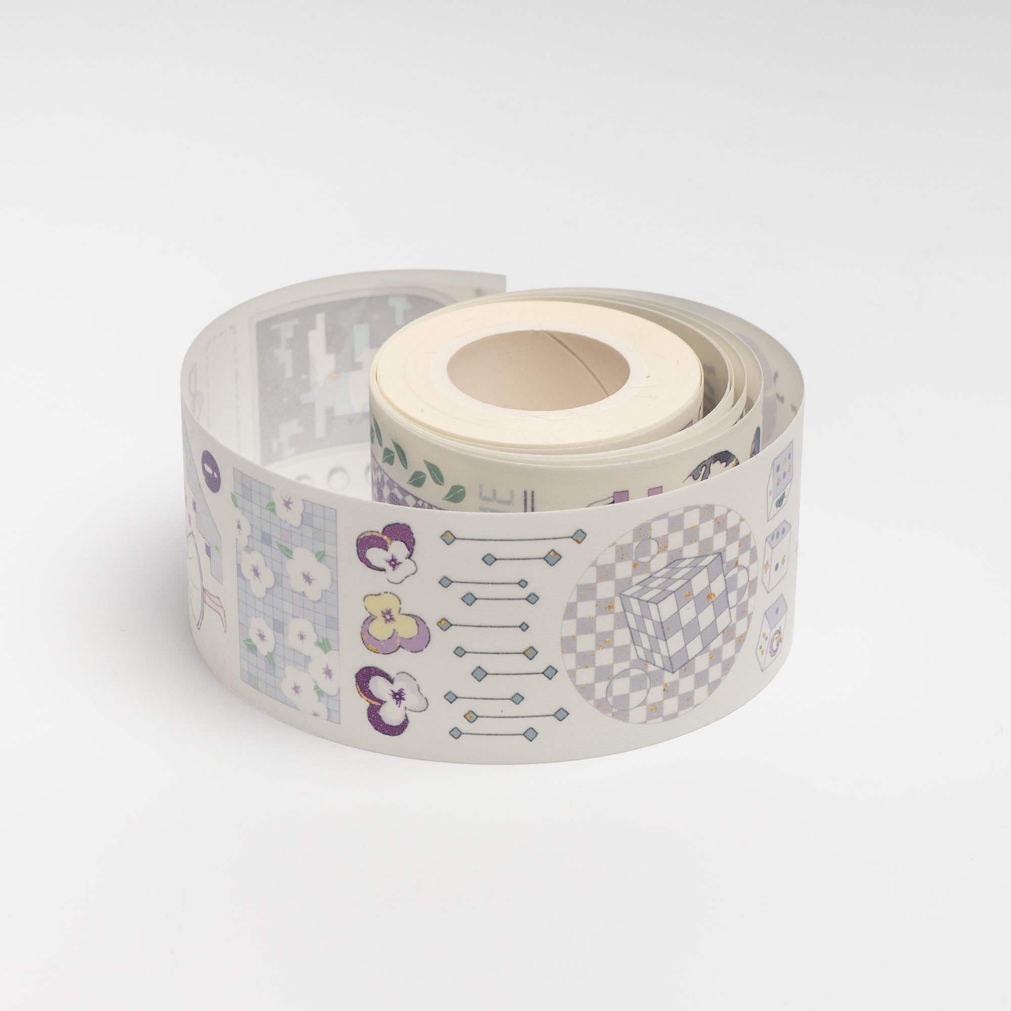 Washi Enhanced Tapes - Purple Planet