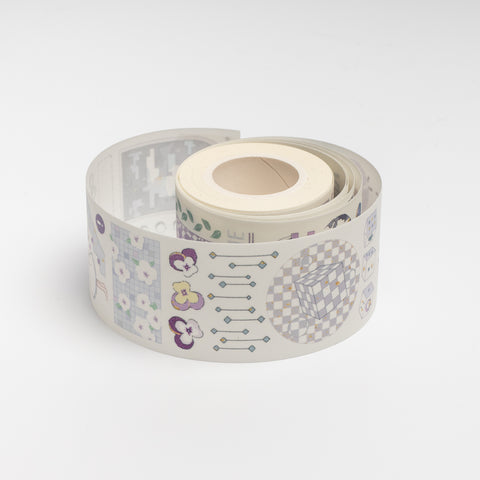 Washi Enhanced Tapes - Purple Planet