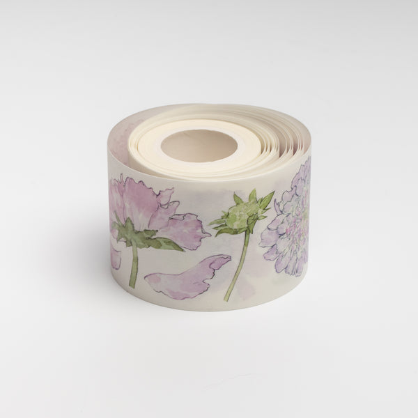 Washi Enhanced Tapes - Scabiosa