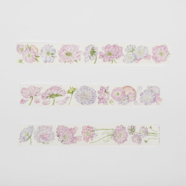 Washi Enhanced Tapes - Scabiosa