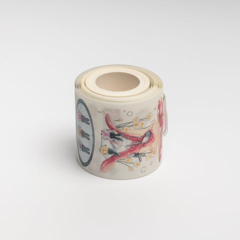 Washi Enhanced Tapes -  Little Red