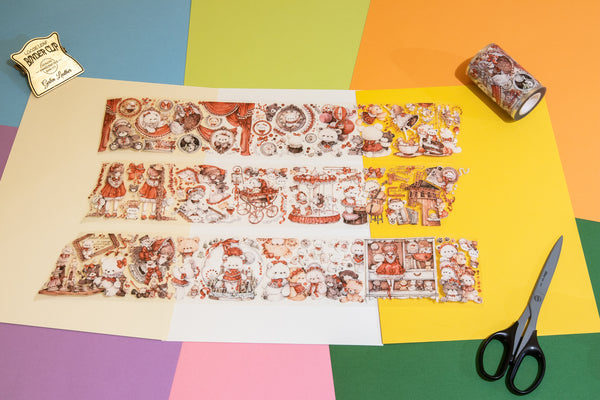 PET Embossed Tapes - Bear Only