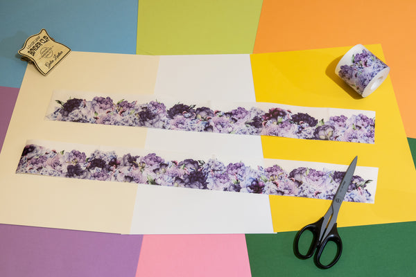 Washi Enhanced Tapes - Purple Dark
