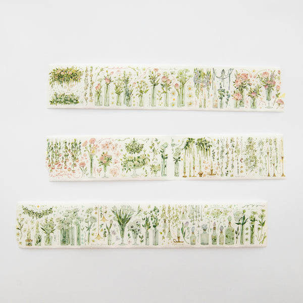 Washi Embossed Tapes - Flowers and Vines