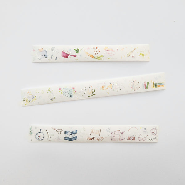 Washi Enhanced Tapes - Daily Life