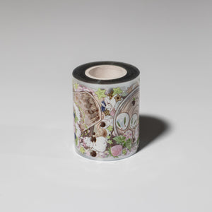 PET Embossed Tapes - Milk Tea Rabbit
