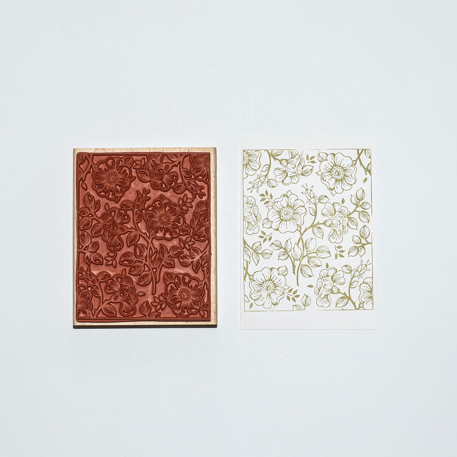 Mounted Wooden Stamp - Wild Rose 3258R