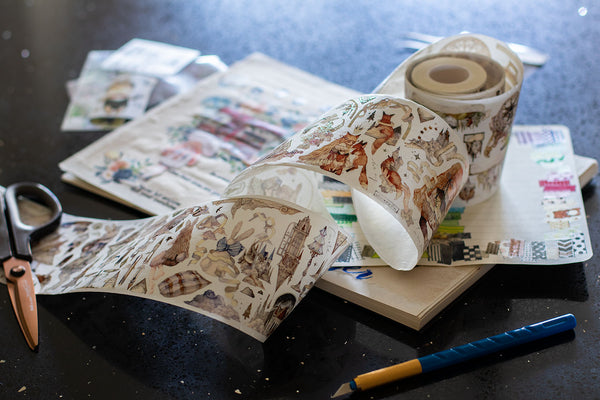Washi Embossed Tapes - In the Woods